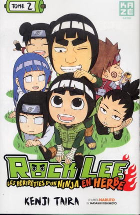 couverture manga Rock Lee - les péripéties d’un ninja en herbe T2