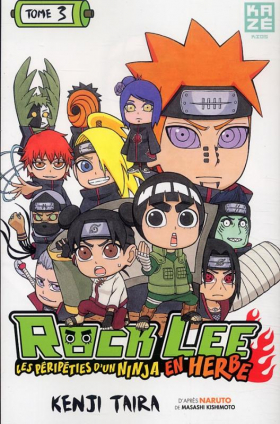 couverture manga Rock Lee - les péripéties d’un ninja en herbe T3