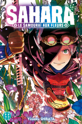 couverture manga Sahara, le samouraï des fleurs