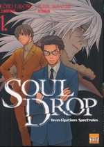 couverture manga Soul Drop – Investigations Spectrales T1