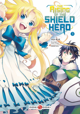 couverture manga The rising of the shield hero T3