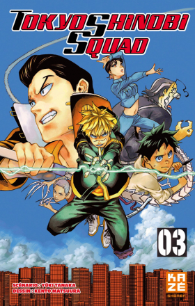 couverture manga Tokyo shinobi squad T3