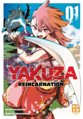 couverture manga Yakuza reincarnation T1