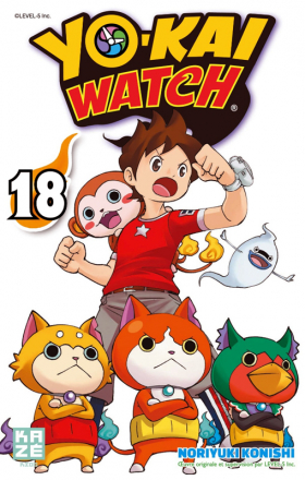 couverture manga Yo-kai watch  T18