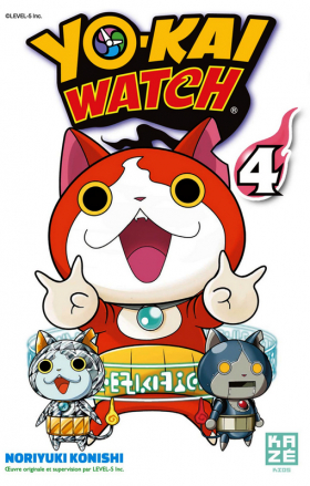 couverture manga Yo-kai watch  T4
