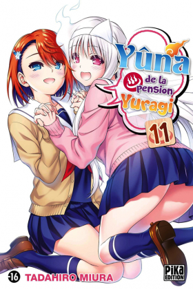 couverture manga Yûna de la pension Yuragi T11