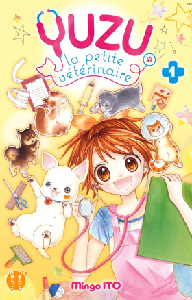 couverture manga Yuzu, la petite vétérinaire T1