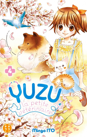 couverture manga Yuzu, la petite vétérinaire T4