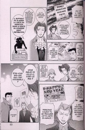 extrait manga Ace attorney Investigations T3