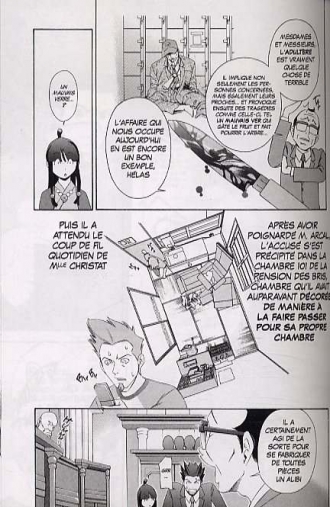 extrait manga Ace attorney Phoenix Wright T1