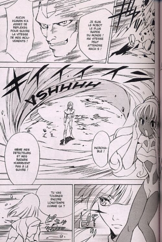 extrait manga Astro boy - la légende du chevalier azur