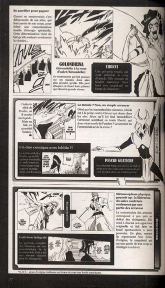 extrait manga Bleach Unmasked