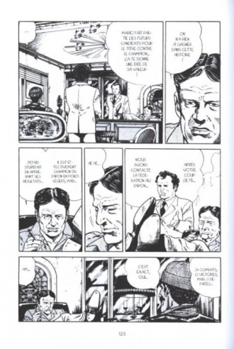 extrait manga Blue corner