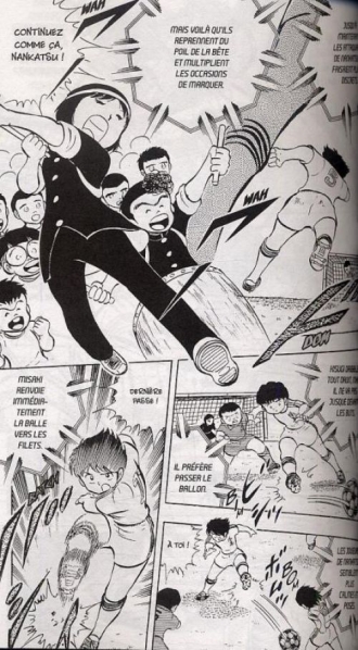 extrait manga Captain Tsubasa T4