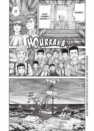 extrait manga Deux ans de vacances