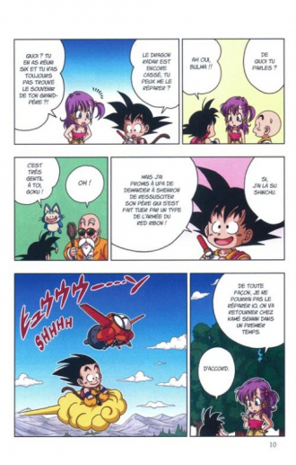extrait manga Dragon ball SD T4