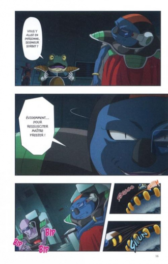 extrait manga Dragon Ball Z - La résurrection de F