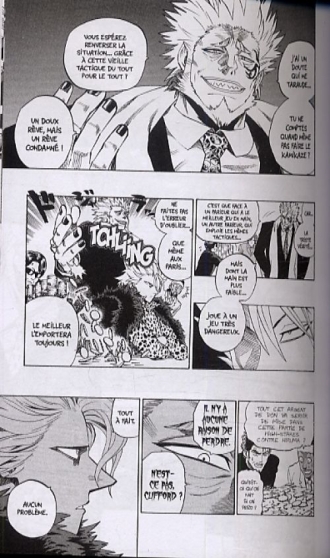 extrait manga Sena vs Panther
