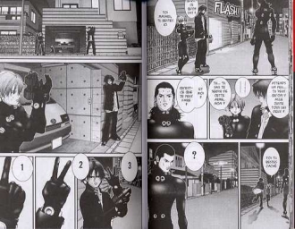 extrait manga Gantz T5