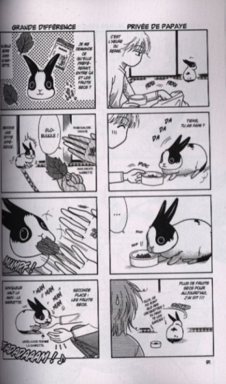 extrait manga Globule - une vie de lapin