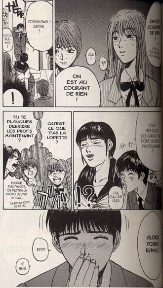 extrait manga GTO - édition double T2
