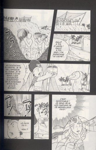 extrait manga Hatshepsout princesse d'Egypte
