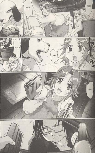 extrait manga Highschool of the dead T3