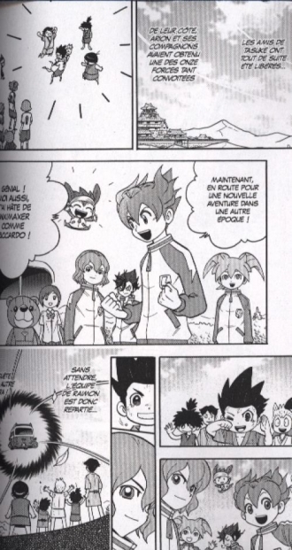 extrait manga Inazuma eleven GO T4