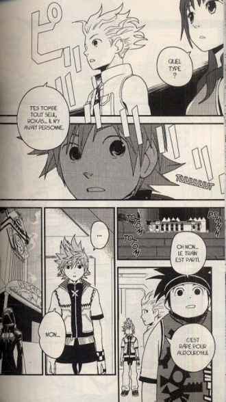 extrait manga Kingdom hearts II T1