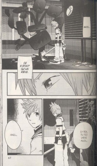 extrait manga Kingdom hearts II T2