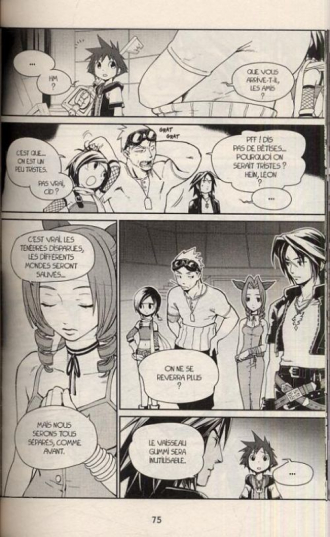 extrait manga Kingdom hearts T4