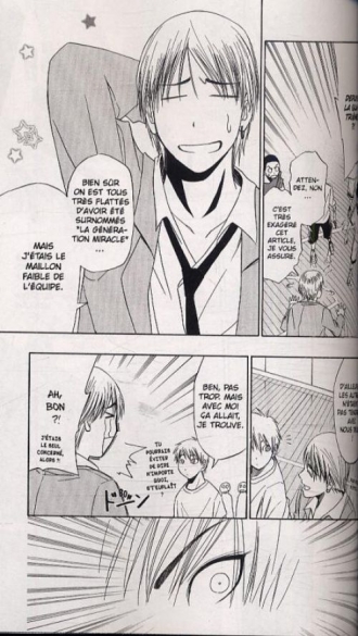 extrait manga Kuroko’s basket T1
