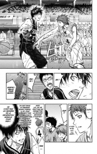 extrait manga Kuroko’s basket T27