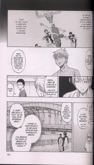 extrait manga Kuroko’s basket T7