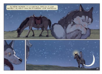 extrait manga Le château sous la terre