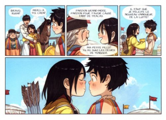 extrait manga La fille du vent