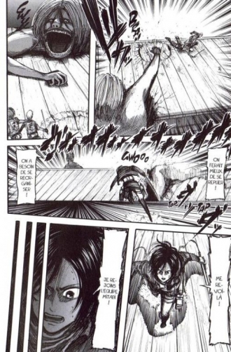 extrait manga L' attaque des titans – Première édition, T4
