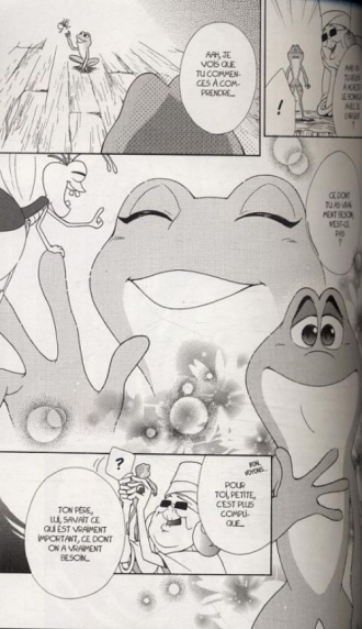 extrait manga La princesse et la grenouille