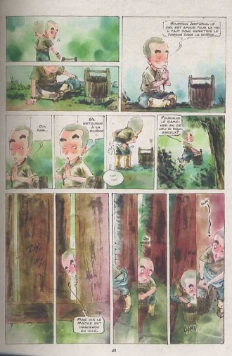 extrait manga Le printemps de Poussière