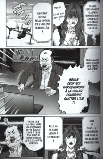 extrait manga Ladyboy vs yakuzas, l’île du désespoir T1