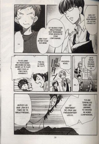 extrait manga Le maître des livres T2