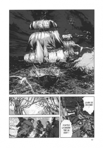 extrait manga Les montagnes hallucinées T1