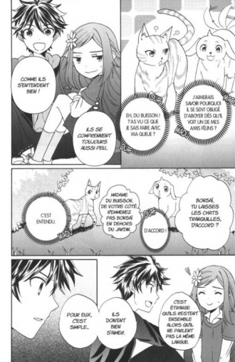 extrait manga Romance au zoo