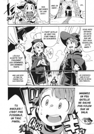 extrait manga Little witch academia T1