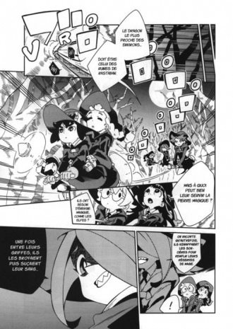 extrait manga Little witch academia T2