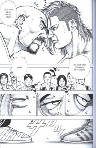 extrait manga Lock up pro-wrestling T3