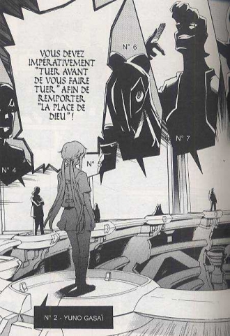 extrait manga Mirai Nikki T1