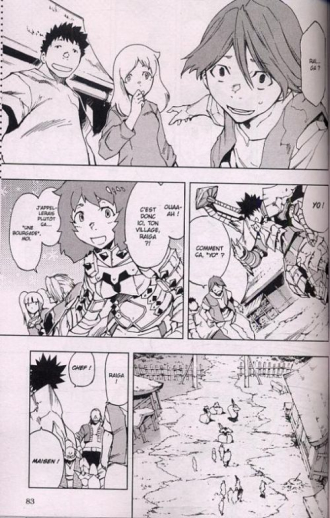 extrait manga Monster hunter flash T5