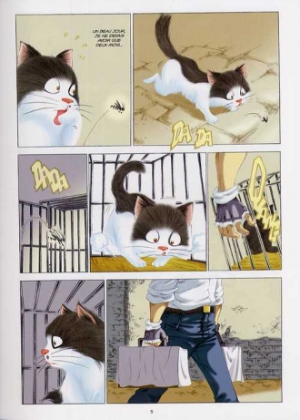 extrait manga Gare au chat chinois !