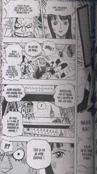 extrait manga Ciel nuageux avec risque de chute d'os